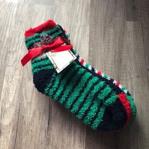 NEW, NEVER OPENED: 3 pairs of fuzzy socks